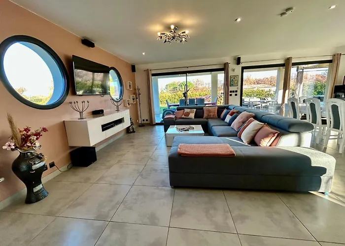 וילה Maison Moderne Au Calme Avec Billard, Jacuzzi, Bain A Remous, Piscine, Babyfoot